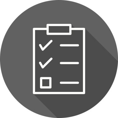 Çizim kontrol listesi simgesi