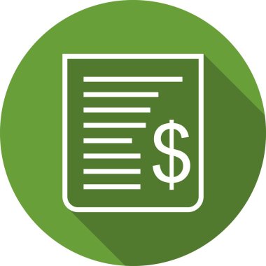 İllüstrasyon alış Irsaliyesi simgesi