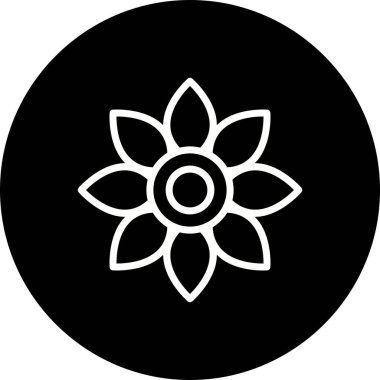 İllüstrasyon Çiçek Simgesi