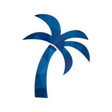 illüstrasyon palmiye ağacı simgesi