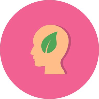 İllüstrasyon Eko zihin simgesi