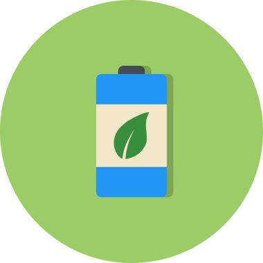 İllüstrasyon Eko pil simgesi