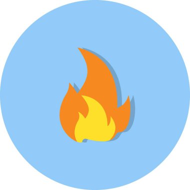 İllüstrasyon Yangın simgesi