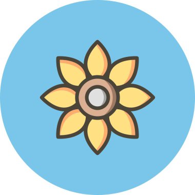 İllüstrasyon Çiçek Simgesi