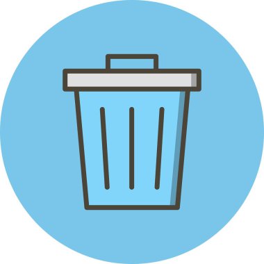 İllüstrasyon atık simgesi