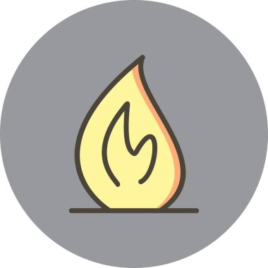 İllüstrasyon Yangın simgesi