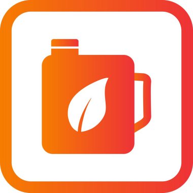 İllüstrasyon Eko yağ simgesi