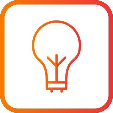 İllüstrasyon Ampul Simgesi