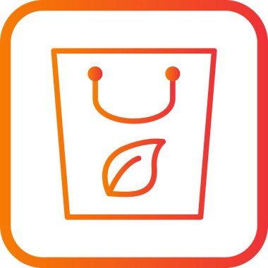 İllüstrasyon Eko Çanta simgesi