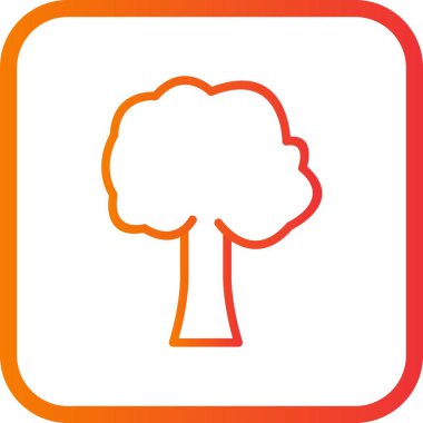 İllüstrasyon ağacı simgesi