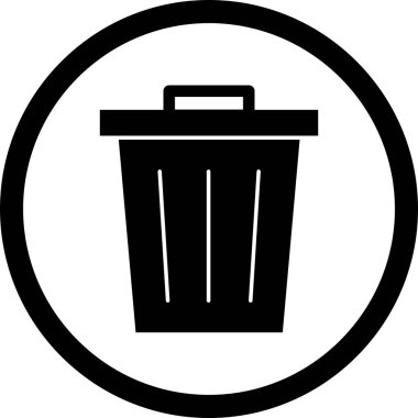 İllüstrasyon atık simgesi