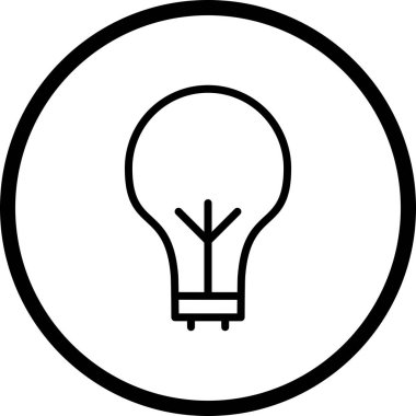 İllüstrasyon Ampul Simgesi