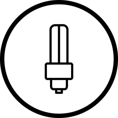 İllüstrasyon enerji tasarrufu simgesi