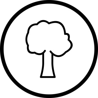 İllüstrasyon ağacı simgesi