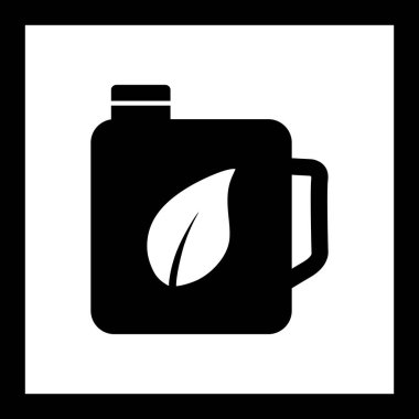 İllüstrasyon Eko yağ simgesi