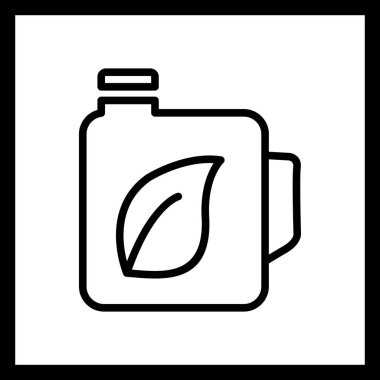 İllüstrasyon Eko yağ simgesi