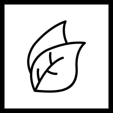 Resimde yaprak simgesi