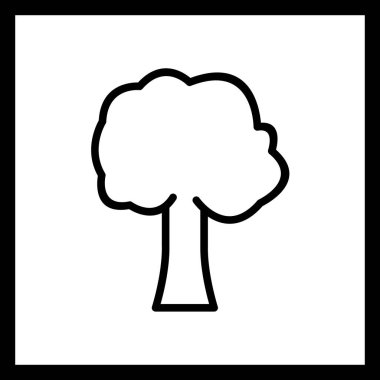 İllüstrasyon ağacı simgesi