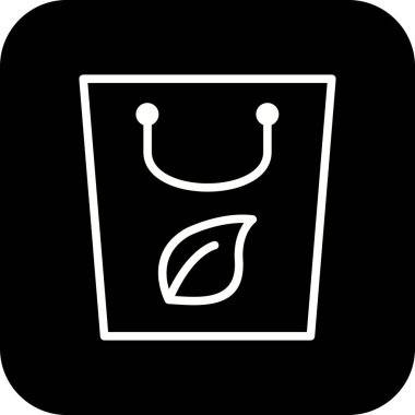 İllüstrasyon Eko Çanta simgesi