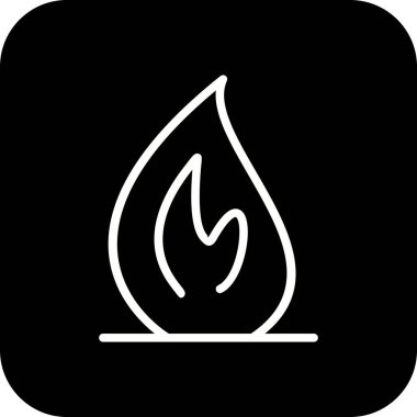 İllüstrasyon Yangın simgesi