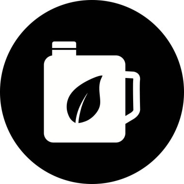 İllüstrasyon Eko yağ simgesi