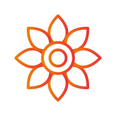 İllüstrasyon Çiçek Simgesi