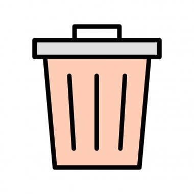 İllüstrasyon atık simgesi