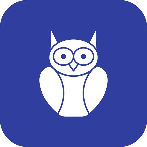 Illustration Graduate Owl Icon — Fotografie, imagine de stoc