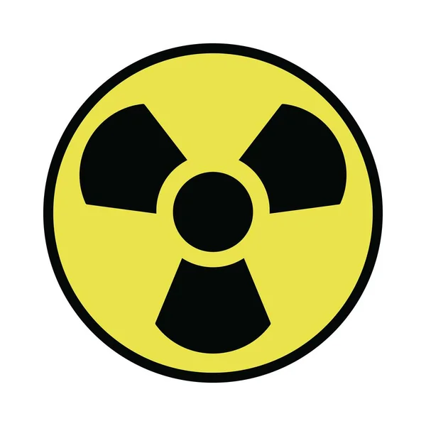 Иллюстрационная радиационная икона — стоковое фото