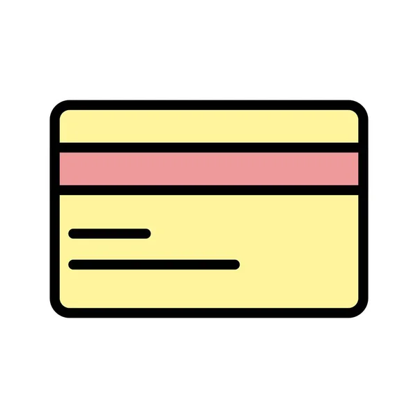 Illustratie creditcard pictogram — Stockfoto