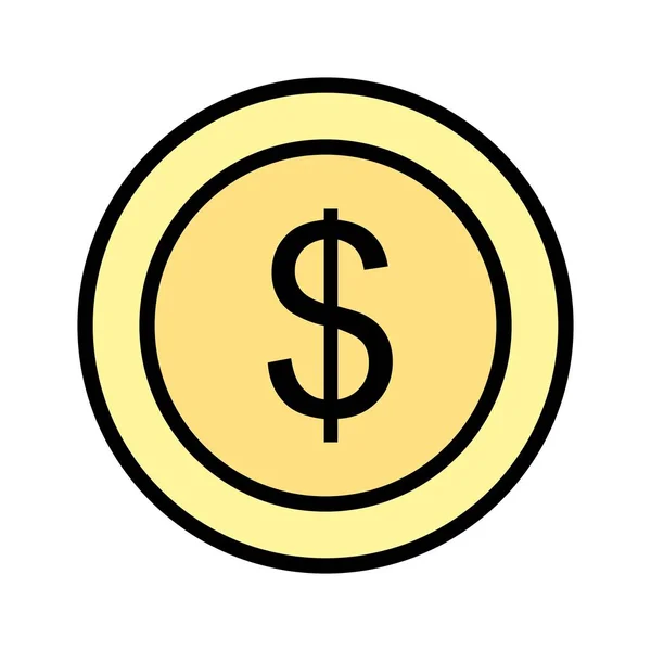 Иллюстрационный значок доллара — стоковое фото