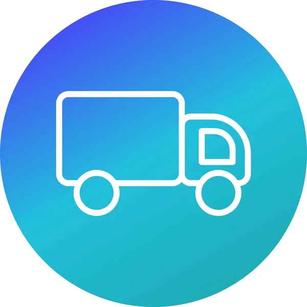 Illustratie truck icoon — Stockfoto