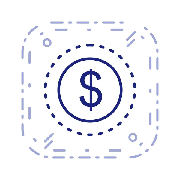 Illustration Dollar-Symbol — Stockfoto