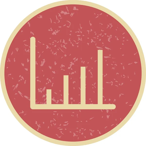 Ilustrace – Statistika – ikona — Stock fotografie