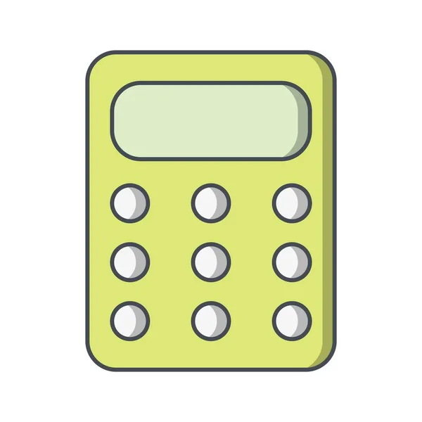 Icono de la calculadora de ilustración —  Fotos de Stock