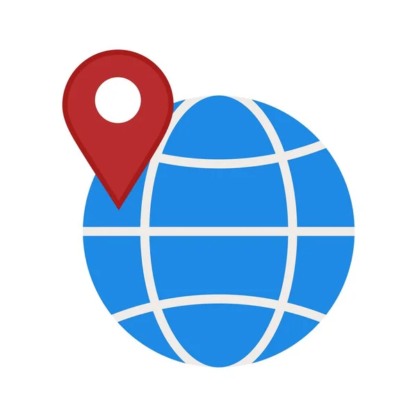 Illustratie Globe-pictogram — Stockfoto