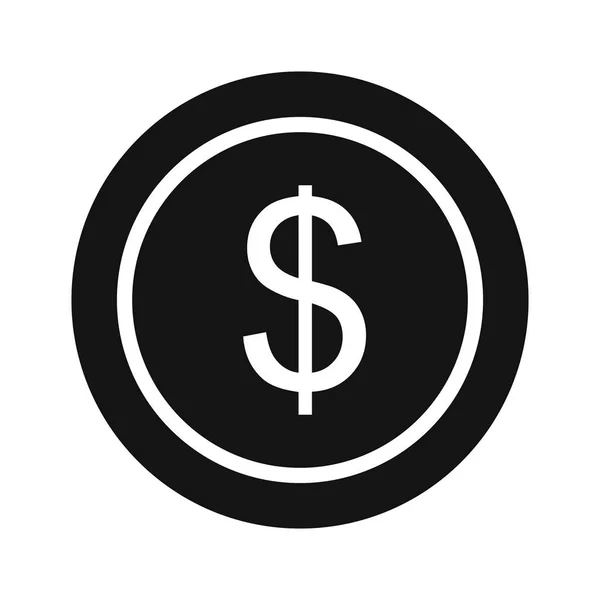 Ikona ilustracji dolarów — Zdjęcie stockowe