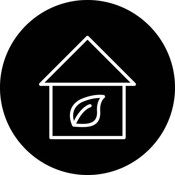 Illustration Eco Home Icon