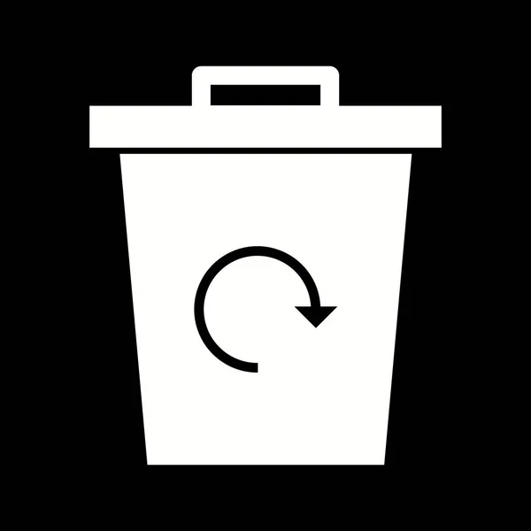 Ikona kosza na śmieci ilustracji — Zdjęcie stockowe