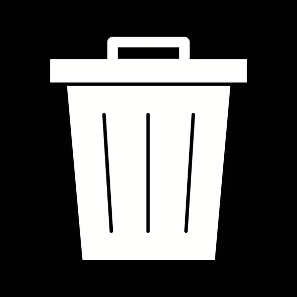 Ikona ilustracji odpadu — Zdjęcie stockowe