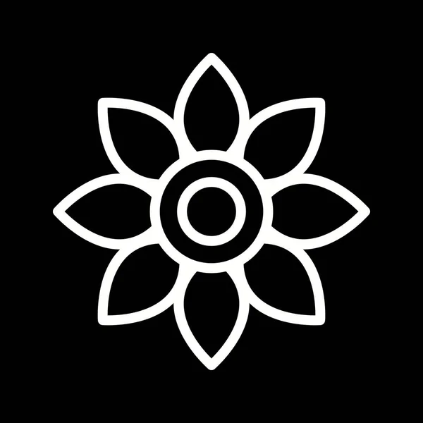 Illustration  Flower Icon — Stock Photo, Image