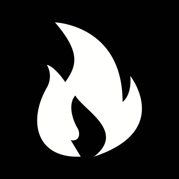 Illustrazione Icona del fuoco — Foto Stock