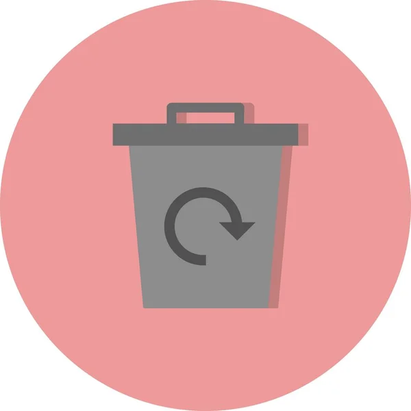 Icono de reciclaje de basura de ilustración —  Fotos de Stock