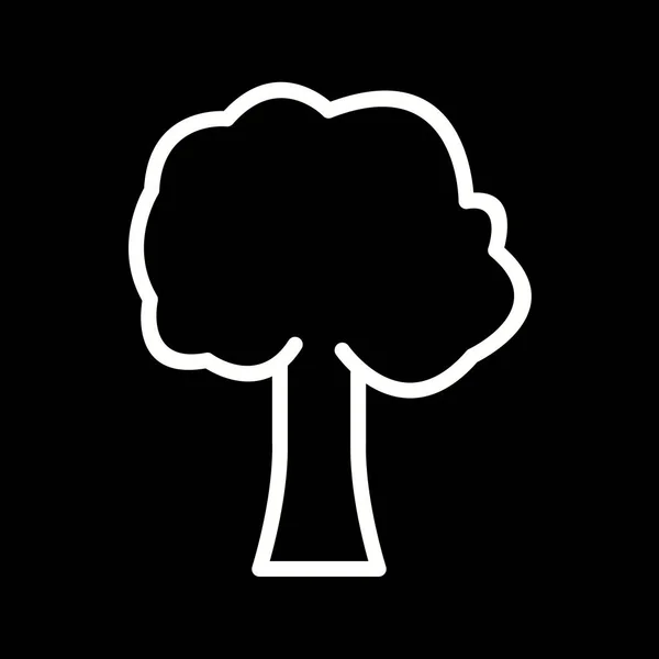 Icono de árbol de ilustración — Foto de Stock
