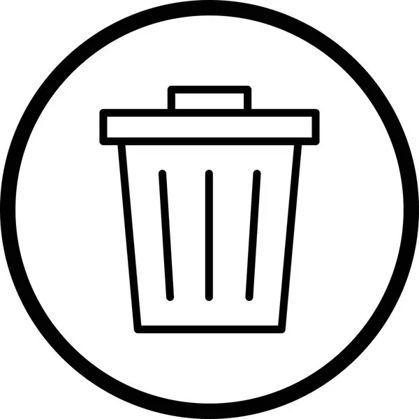Illustratie afval pictogram — Stockfoto