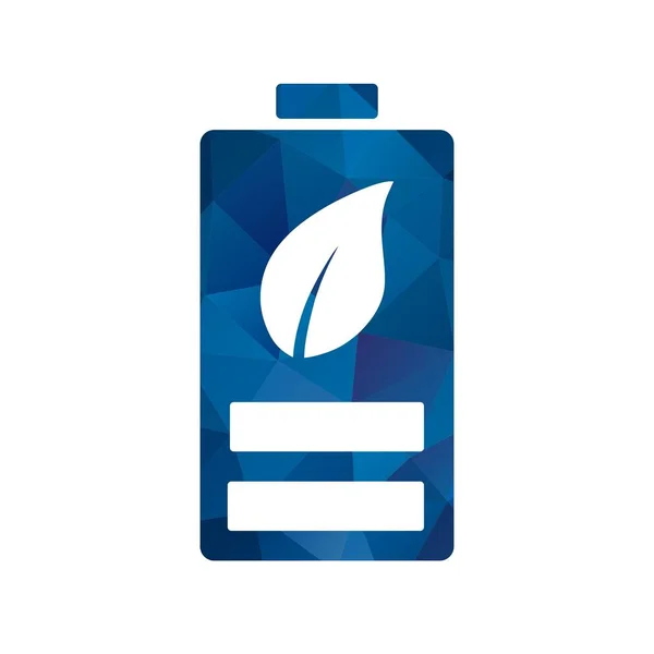 Illustratie Eco batterij icoon — Stockfoto