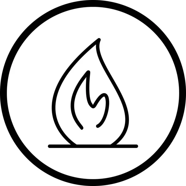 Illustration Feuersymbole — Stockfoto