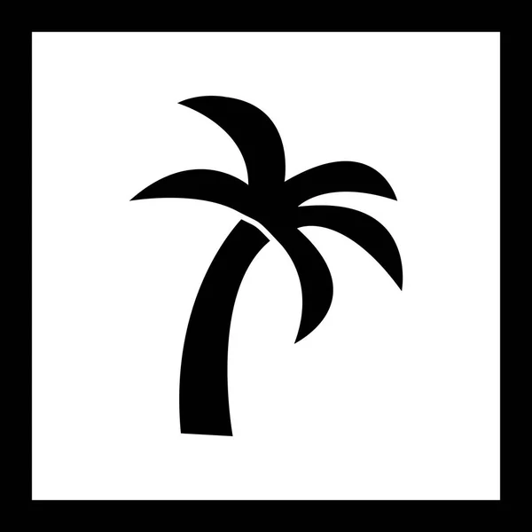 Illusztráció Palm Tree Icon — Stock Fotó