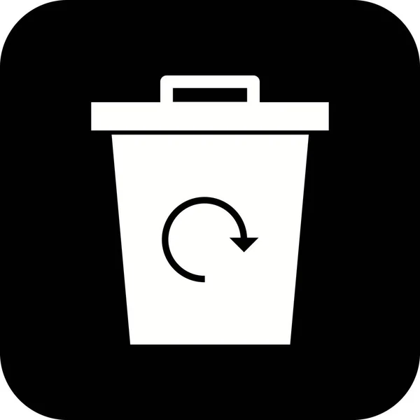 Illustration Müll-Recycling-Symbol — Stockfoto