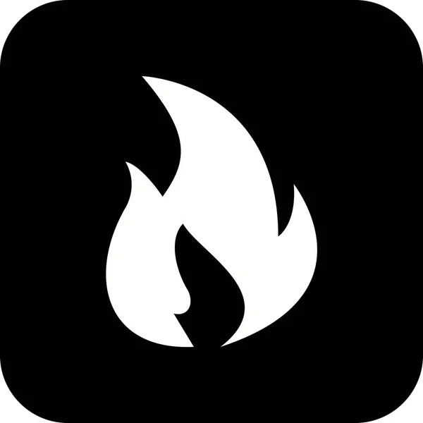 Illustration Fire Icon — Stock Photo, Image